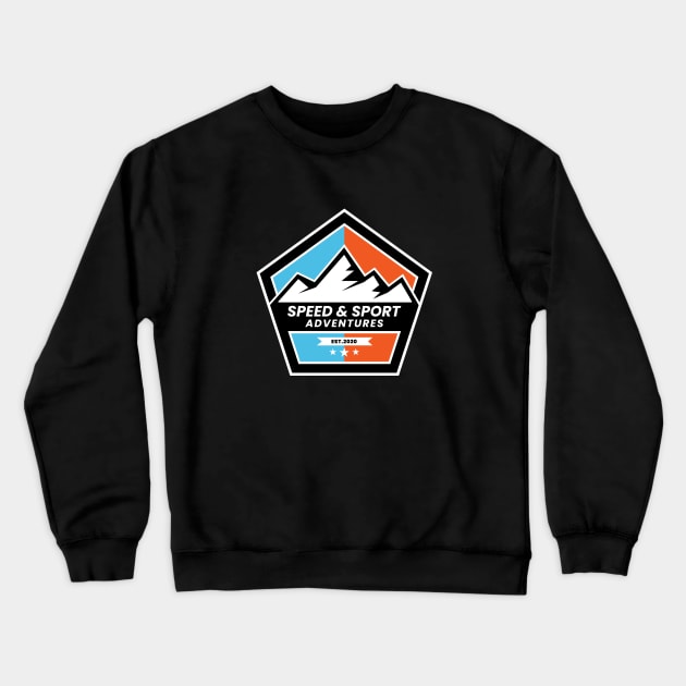 Pentagon Crewneck Sweatshirt by Speed & Sport Adventures